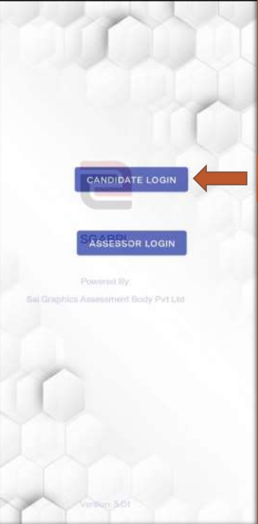 Assessor Login Screen